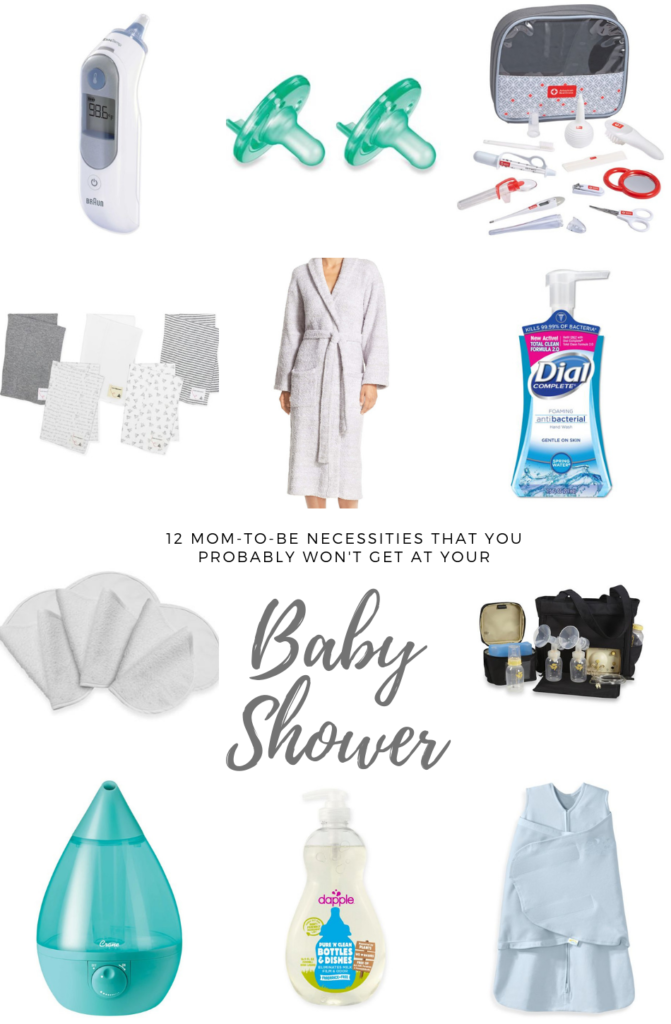 Necessities for baby sales shower