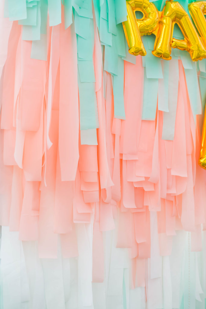 DIY Streamer Fringe Backdrop Kit by One Stylish Party, How to Make